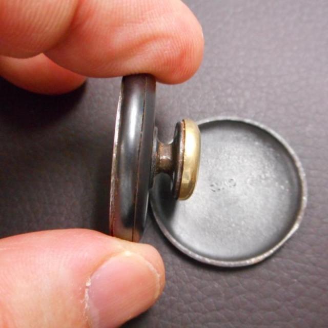 Rear　Vinateg　Button　hole　pockt　watch