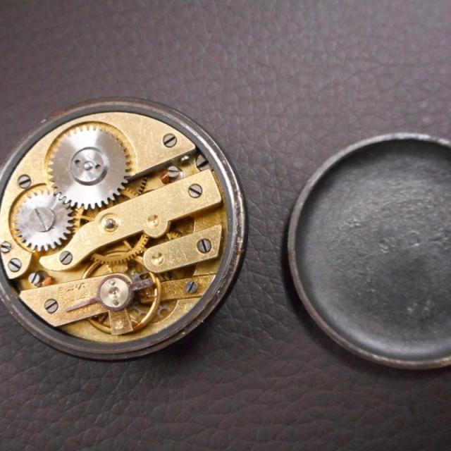 Rear　Vinateg　Button　hole　pockt　watch